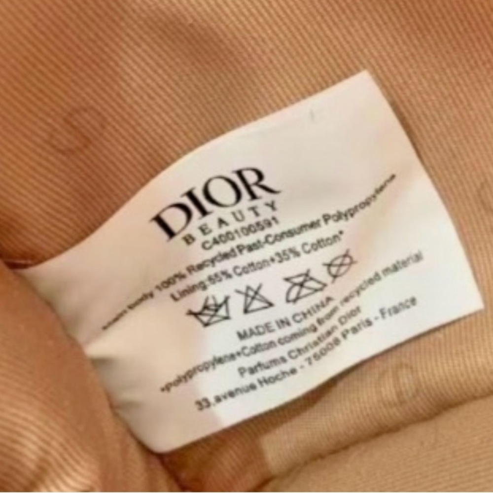 Dior Beauty Raffia Clutch Shoulder Bag with Resin Strap - Picture 12 of 15